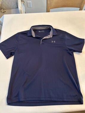 Under Armour Men's Navy Performance Polo
